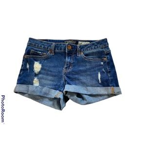 EUC - Aeropostale - Stretch Midi Jean Shorts